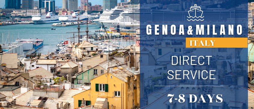 Genoa & Milano /Italy Direct Service